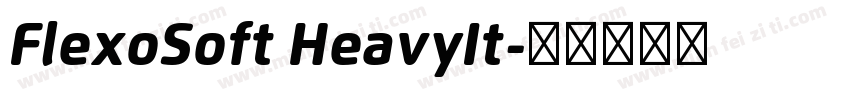 FlexoSoft HeavyIt字体转换